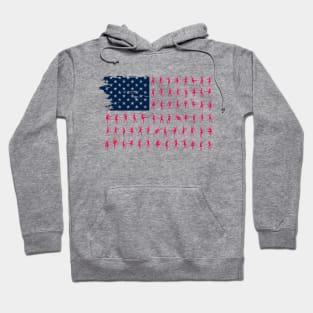 Ballet Flag July 4th Hoodie